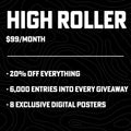 HIGH ROLLER MEMBERSHIP